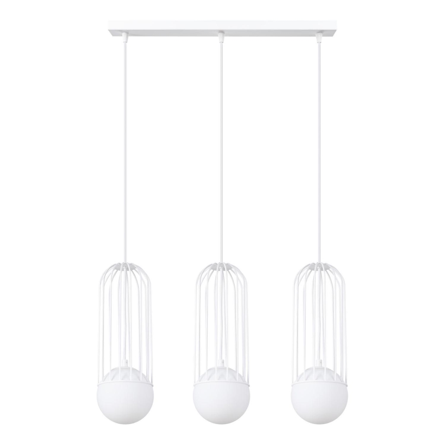 Luster na sajli BRINA 3xG9/8W/230V bijela