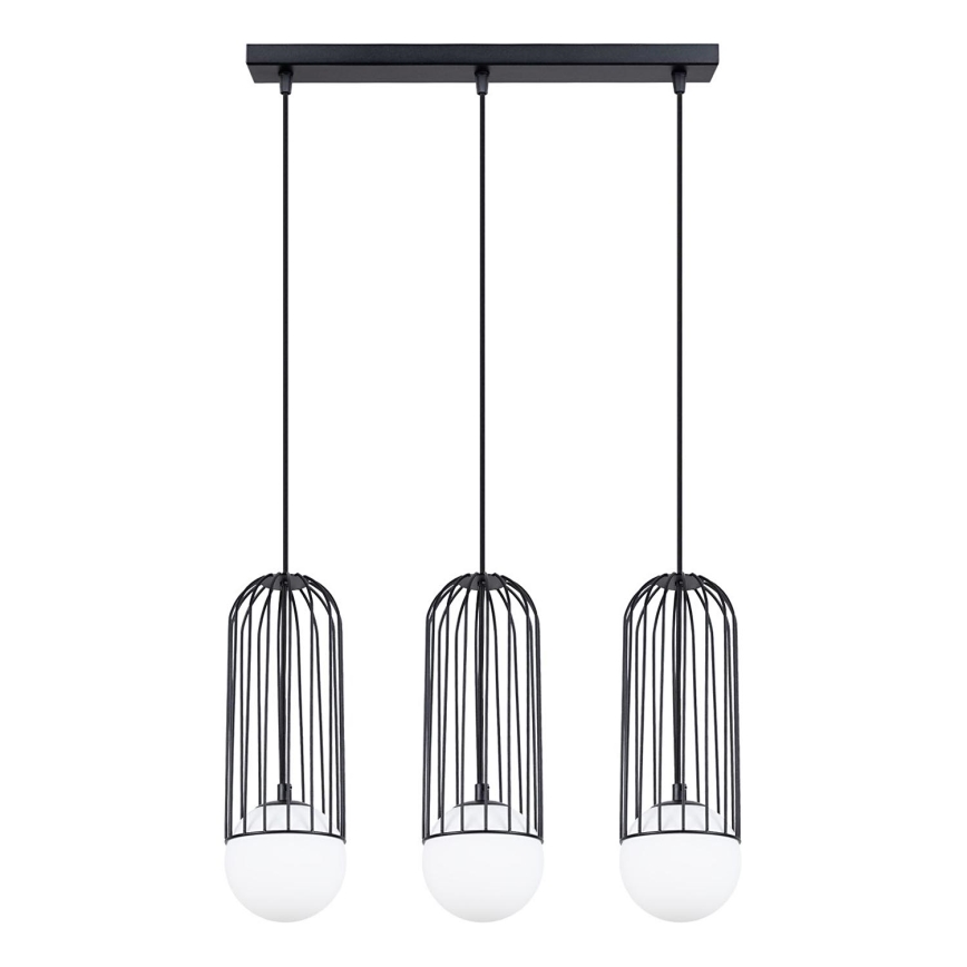 Luster na sajli BRINA 3xG9/8W/230V crna