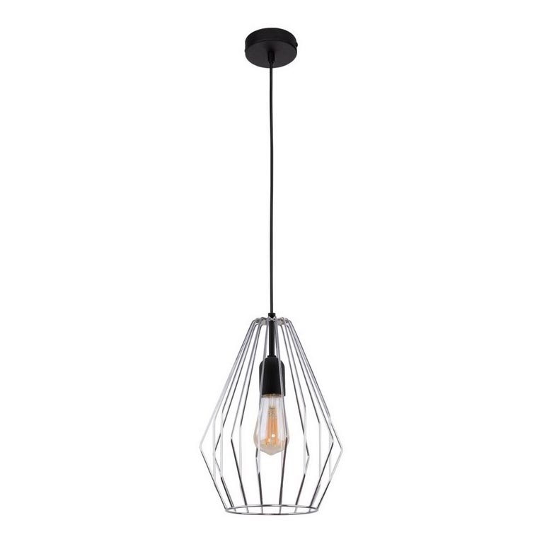 Luster na sajli BRYLANT 1xE27/60W/230V sjajni krom