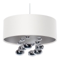 Luster na sajli BUBBLE 1xE27/60W/230V Ø 40 cm bijela