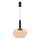 Luster na sajli BUENO 1xGX53/9W/230V Ø 25 cm, zadimljeno bež