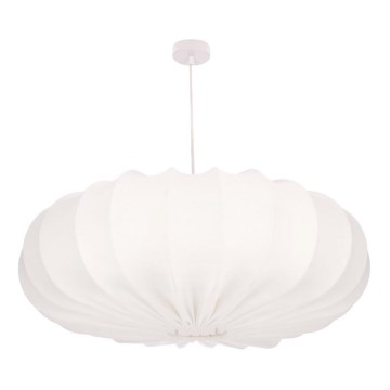 Luster na sajli CAFEE 1xE27/40W/230V, promjer 66 cm, bijela