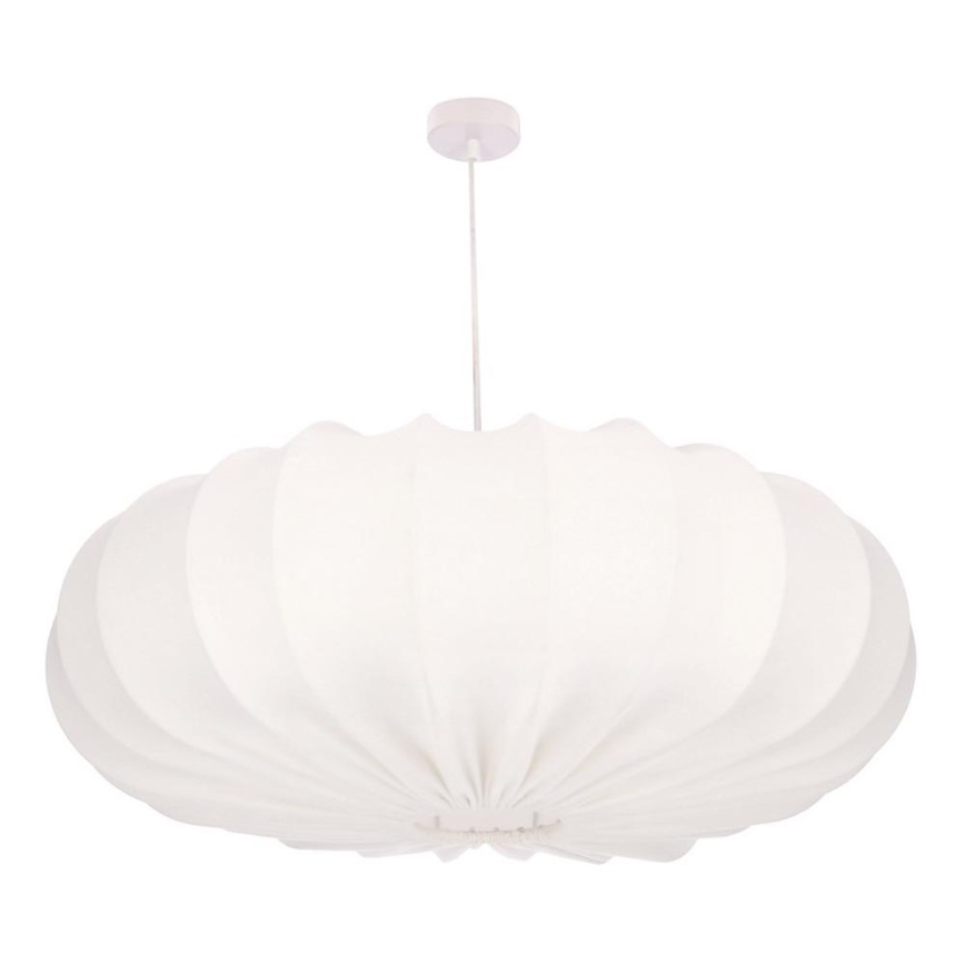 Luster na sajli CAFEE 1xE27/40W/230V, promjer 66 cm, bijela