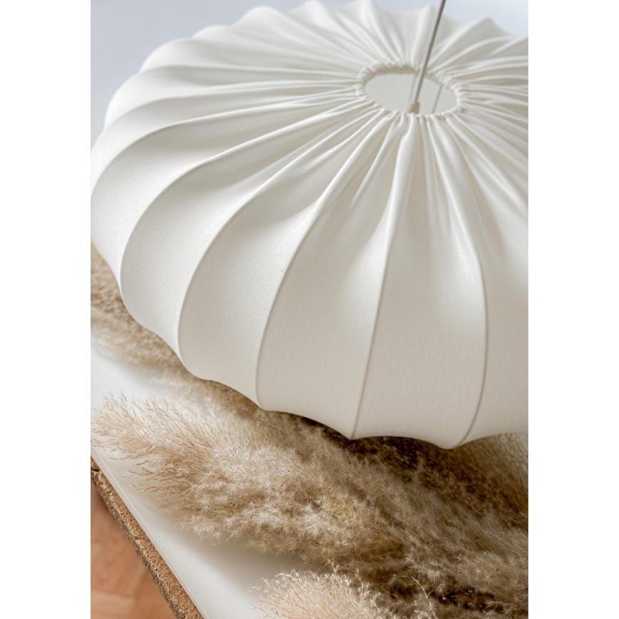 Luster na sajli CAFEE 1xE27/40W/230V, promjer 66 cm, bijela