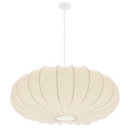 Luster na sajli CAFEE 1xE27/40W/230V, promjer 66 cm, bijela