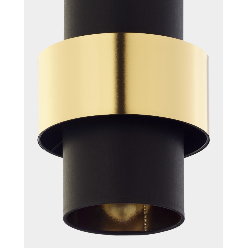 Luster na sajli CALISTO 1xE27/15W/230V zlatna/crna