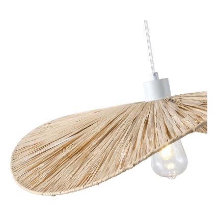 Luster na sajli CALYPSO 1xE27/15W/230V pr. 55 cm bambus