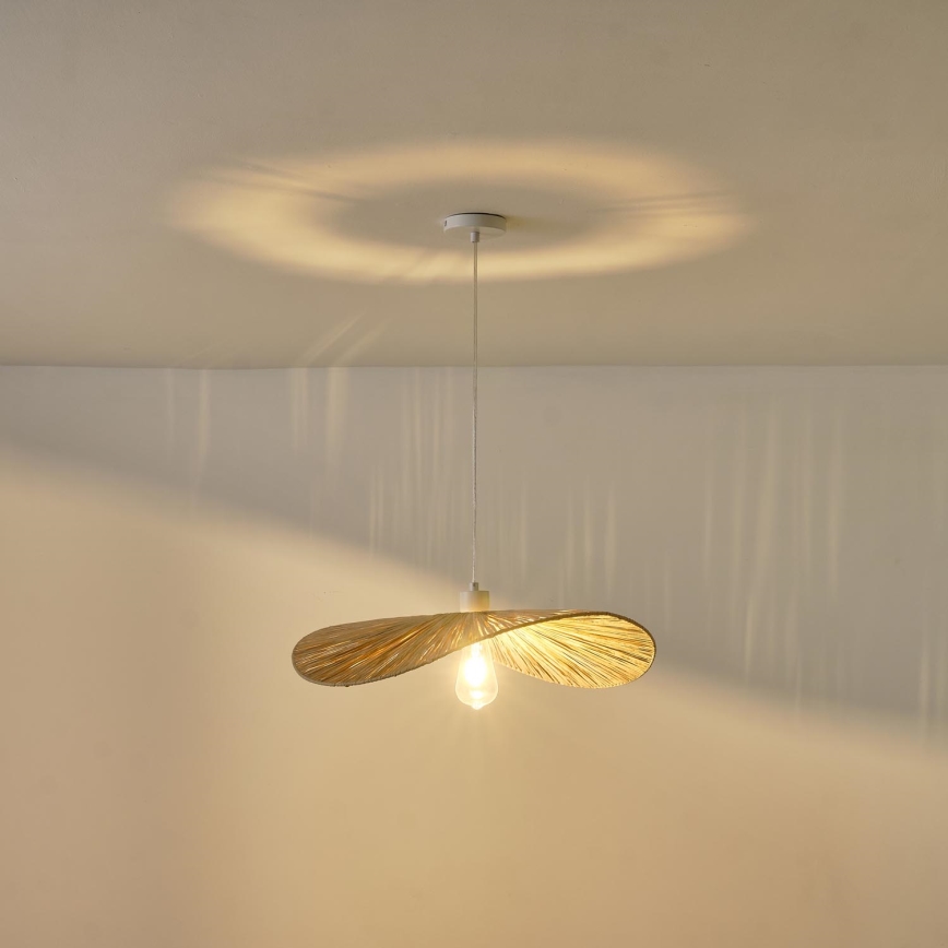 Luster na sajli CALYPSO 1xE27/15W/230V pr. 55 cm bambus