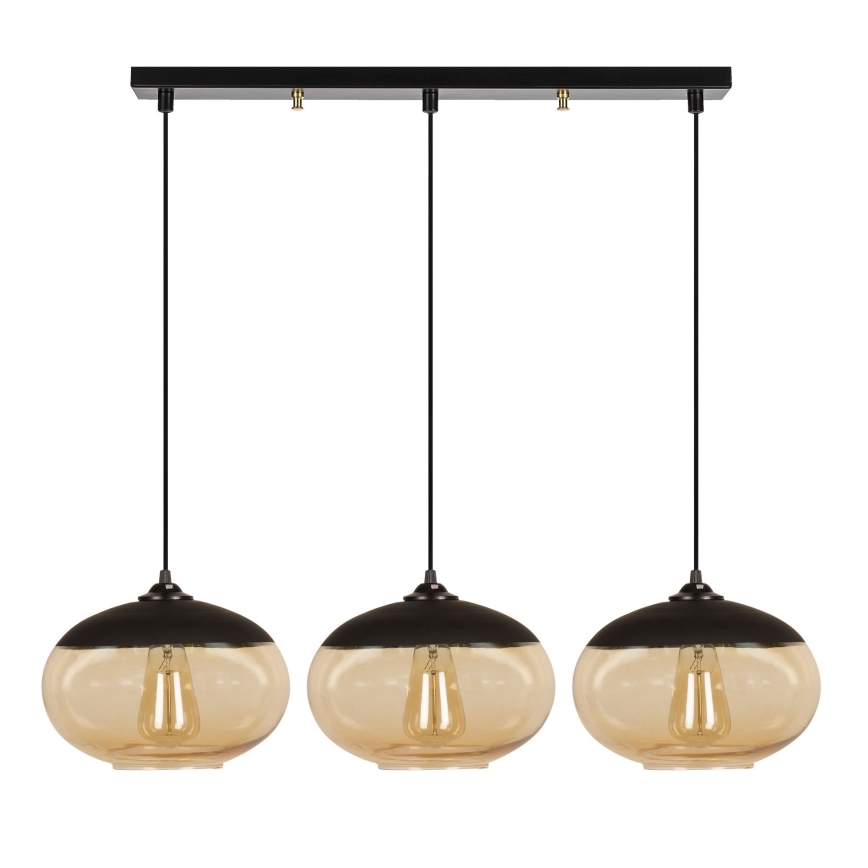 Luster na sajli CAMINI 3xE27/40W/230V