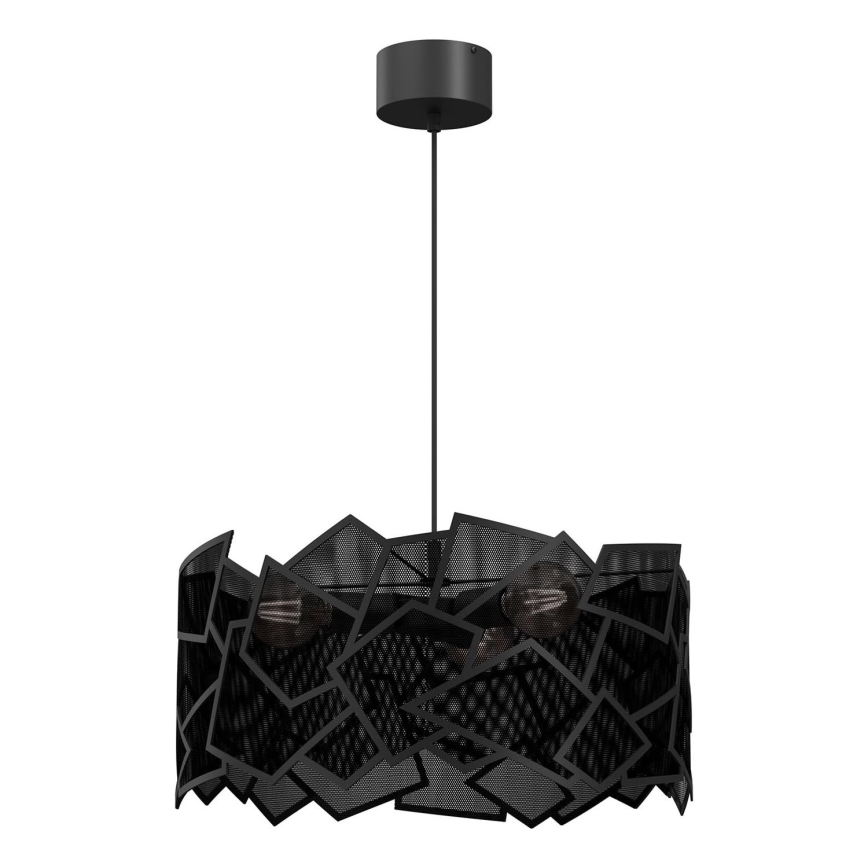 Luster na sajli CAMO 3xE27/15W/230V crna