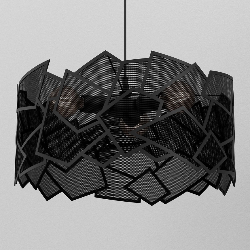 Luster na sajli CAMO 3xE27/15W/230V crna