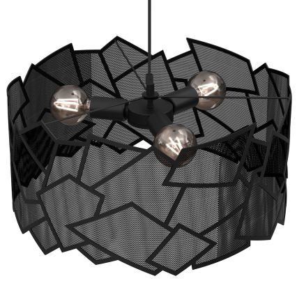 Luster na sajli CAMO 3xE27/15W/230V crna