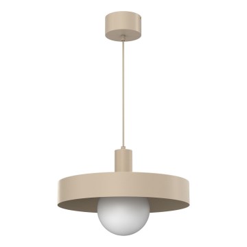 Luster na sajli CANAN 1xE27/15W/230V Ø 40 cm bež