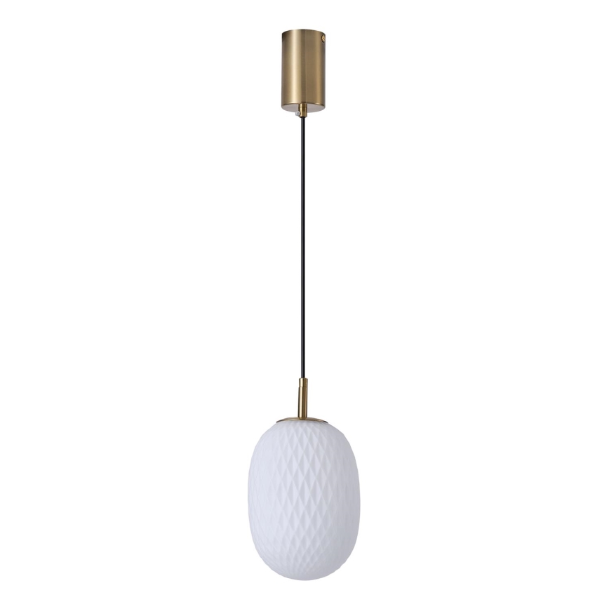 Luster na sajli CANDY 1xE14/25W/230V bijela pr. 15 cm