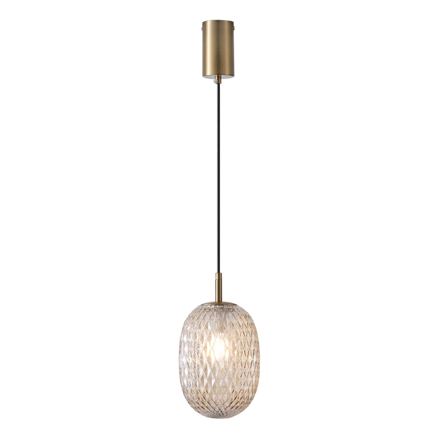 Luster na sajli CANDY 1xE14/25W/230V prozirna pr. 15 cm
