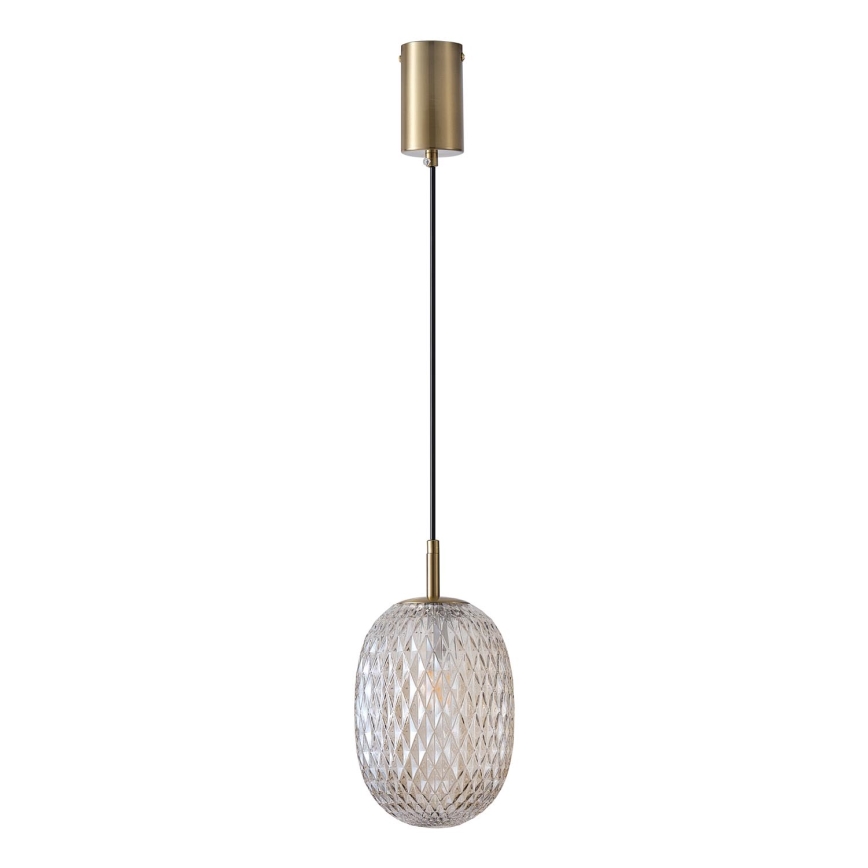 Luster na sajli CANDY 1xE14/25W/230V prozirna pr. 15 cm