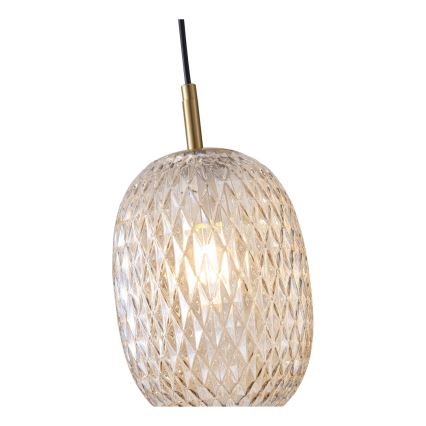 Luster na sajli CANDY 1xE14/25W/230V prozirna pr. 15 cm