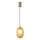 Luster na sajli CANDY 1xE14/25W/230V smeđa pr. 15 cm
