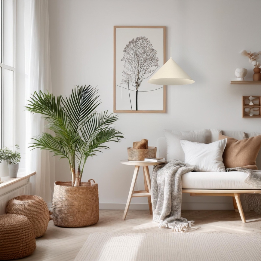 Luster na sajli CAPITAL 1xGX53/15W/230V prom. 46 cm krem