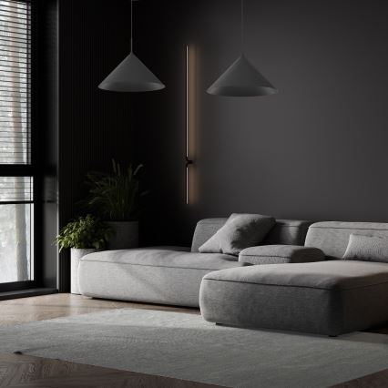 Luster na sajli CAPITAL 1xGX53/15W/230V, promjer 46 cm, crna