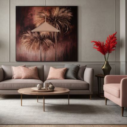 Luster na sajli CAPITAL 1xGX53/15W/230V, promjer 60 cm, ružičasto zlato