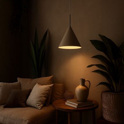 Luster na sajli CAPITAL 1xGX53/15W/230V, Ø 32 cm, bež