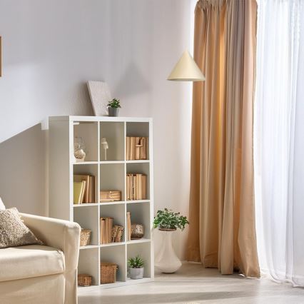 Luster na sajli CAPITAL 1xGX53/15W/230V Ø 32 cm krem