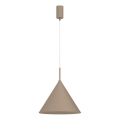 Luster na sajli CAPITAL 1xGX53/15W/230V Ø 32 cm taupe