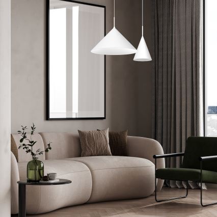 Luster na sajli CAPITAL 1xGX53/15W/230V Ø 46 cm bijela