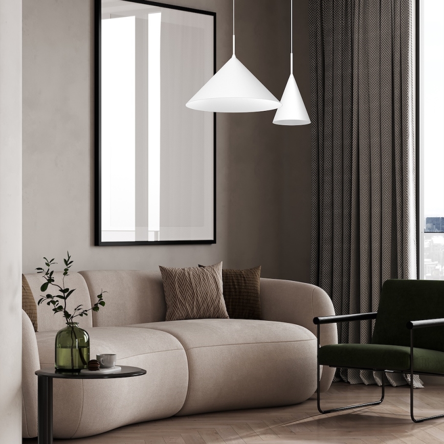 Luster na sajli CAPITAL 1xGX53/15W/230V Ø 46 cm bijela