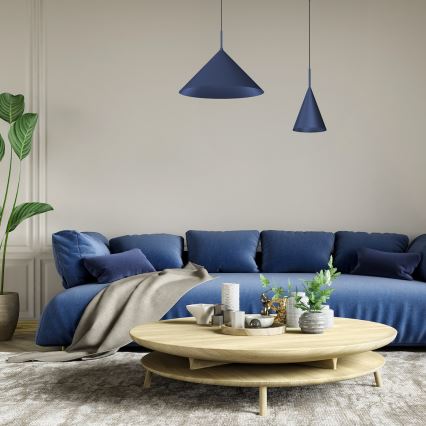 Luster na sajli CAPITAL 1xGX53/15W/230V, Ø 46 cm, plavi