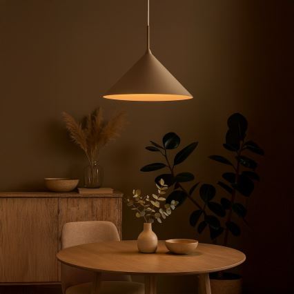 Luster na sajli CAPITAL 1xGX53/15W/230V Ø 46 cm taupe