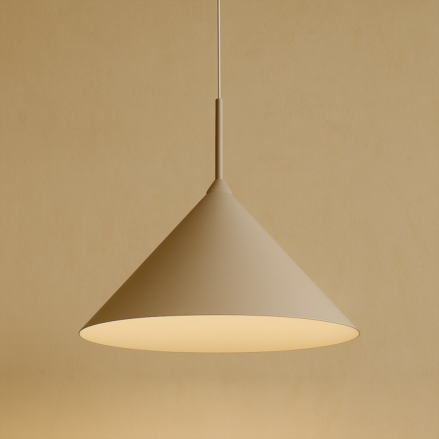 Luster na sajli CAPITAL 1xGX53/15W/230V Ø 46 cm taupe