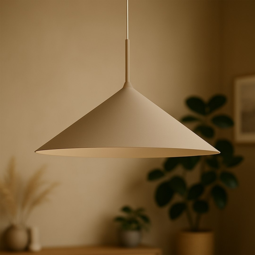 Luster na sajli CAPITAL 1xGX53/15W/230V Ø 60 cm taupe