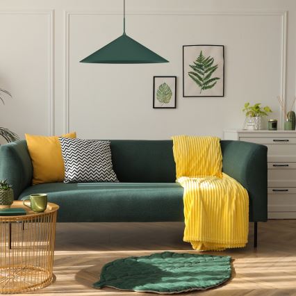 Luster na sajli CAPITAL 1xGX53/15W/230V, Ø 60 cm, zeleni