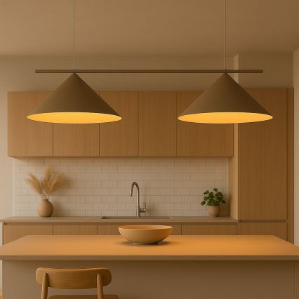 Luster na sajli CAPITAL 2xGX53/15W/230V bež