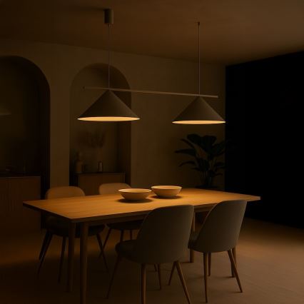 Luster na sajli CAPITAL 2xGX53/15W/230V bež