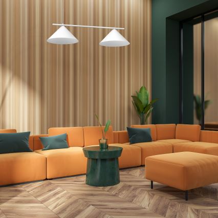 Luster na sajli CAPITAL 2xGX53/15W/230V bijeli