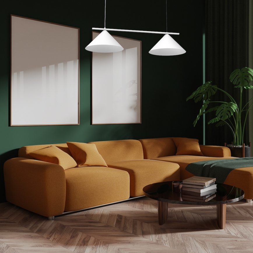 Luster na sajli CAPITAL 2xGX53/15W/230V bijeli
