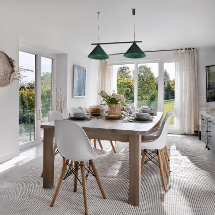 Luster na sajli CAPITAL 2xGX53/15W/230V, zelene boje