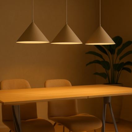 Luster na sajli CAPITAL 3xGX53/15W/230V bež
