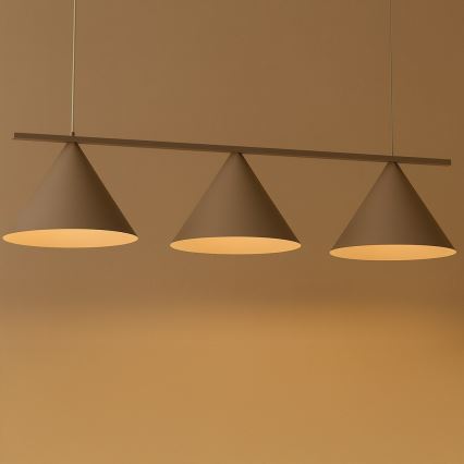Luster na sajli CAPITAL 3xGX53/15W/230V bež