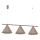 Luster na sajli CAPITAL 3xGX53/15W/230V taupe
