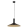 Luster na sajli CAPRI 1xE27/15W/230V pr. 50 cm crna/zlatna