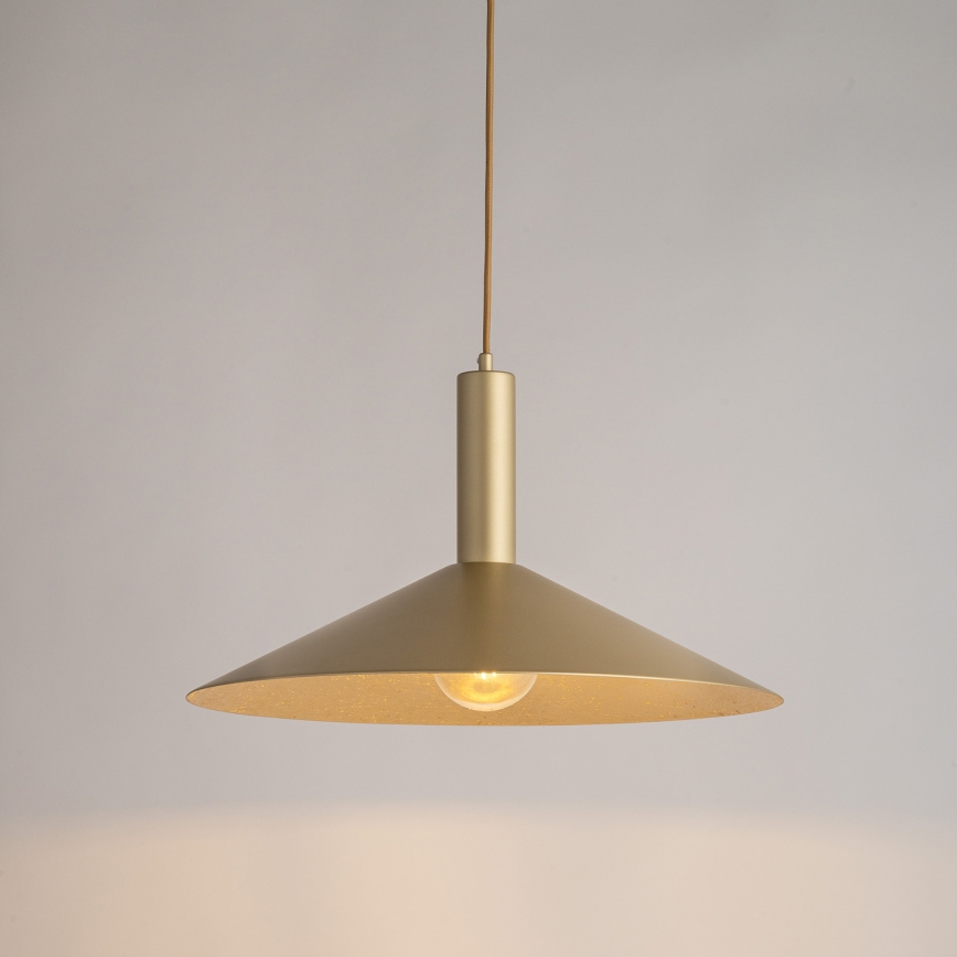 Luster na sajli CAPRI 1xE27/15W/230V pr. 50 cm zlatna