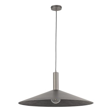 Luster na sajli CAPRI 1xE27/15W/230V pr. 70 cm antracit/siva