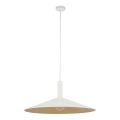 Luster na sajli CAPRI 1xE27/15W/230V pr. 70 cm bijela/zlatna