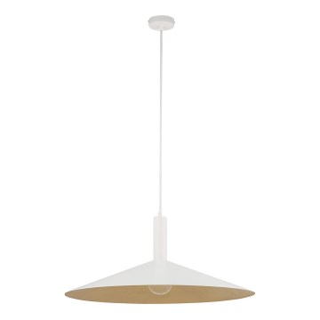 Luster na sajli CAPRI 1xE27/15W/230V pr. 70 cm bijela/zlatna
