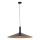 Luster na sajli CAPRI 1xE27/15W/230V pr. 70 cm crna/bakrena