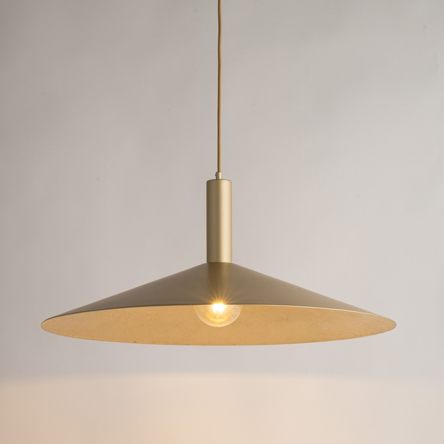 Luster na sajli CAPRI 1xE27/15W/230V pr. 70 cm zlatna